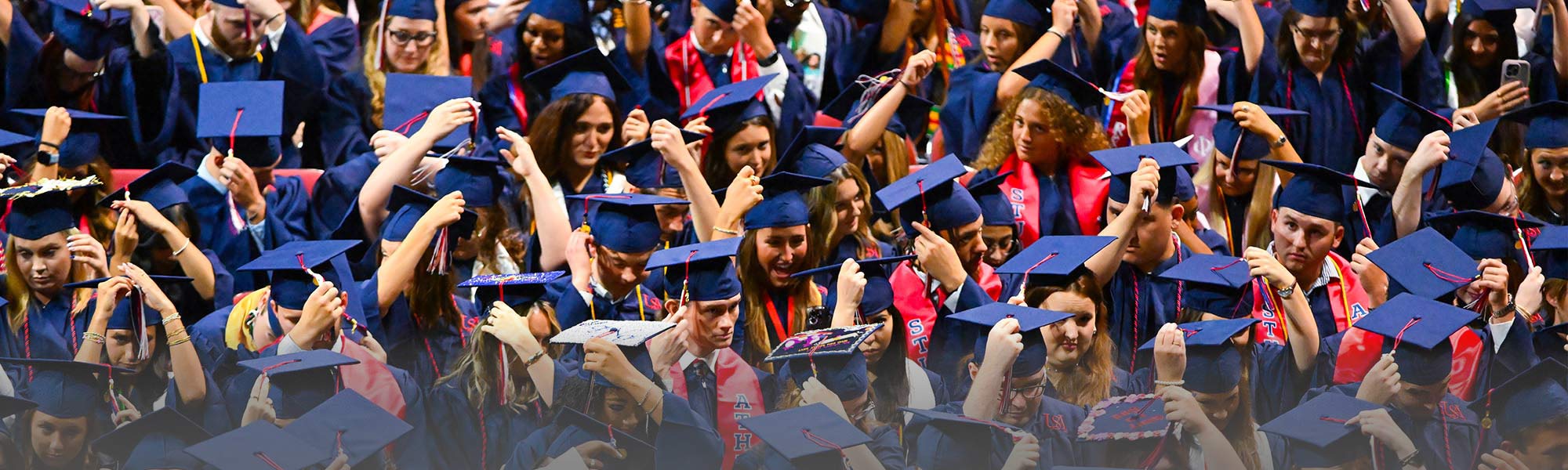 University of South Alabama Students at Commencement Ceremony