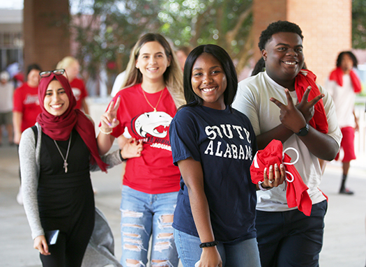 students posing for a picture