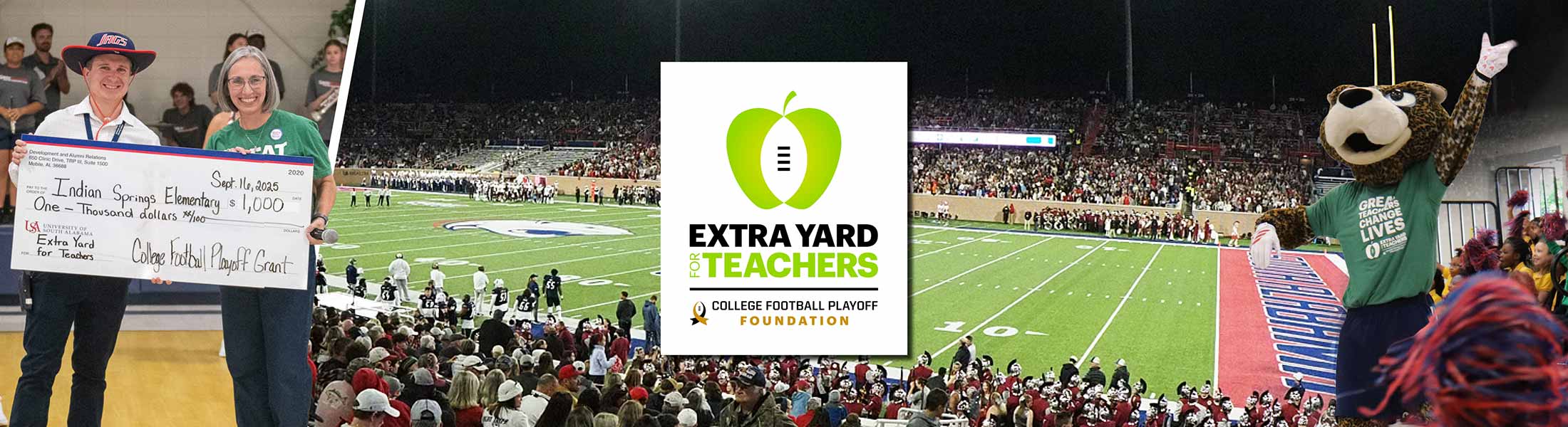 Every day is a game day for Teachers Extra Yard for Teachers