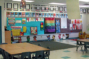 Elementary school classroom