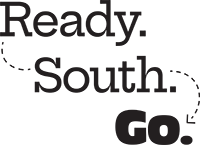 Ready Set Go Black and White Logo