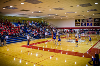 USA Volleyball Court during game