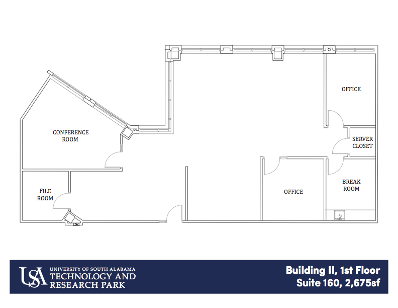 Building II, 1st Floor Suite 160 2,675 sf