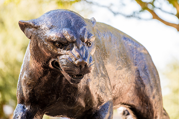 Jaguar statue